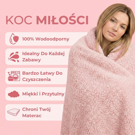 Koc Miłości™ - Wodoodporny Koc Intymny