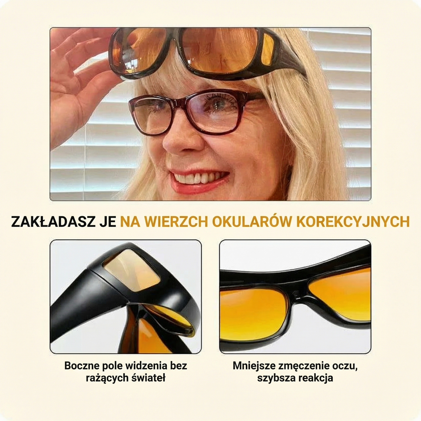 Okulary NightShield Pro z technologią GlareCut™